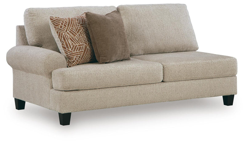 Steelwater Retreat Latte Left-Arm Facing Sofa - 6670466
