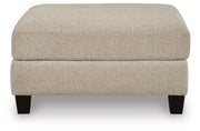 Steelwater Retreat Latte Oversized Accent Ottoman - 6670408