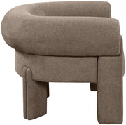 Stefano Fabric Upholstered Accent Chair in Brown - 482Brown
