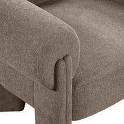 Stefano Fabric Upholstered Accent Chair in Brown - 482Brown