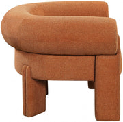 Stefano Fabric Upholstered Accent Chair in Cognac - 482Cognac