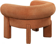 Stefano Fabric Upholstered Accent Chair in Cognac - 482Cognac