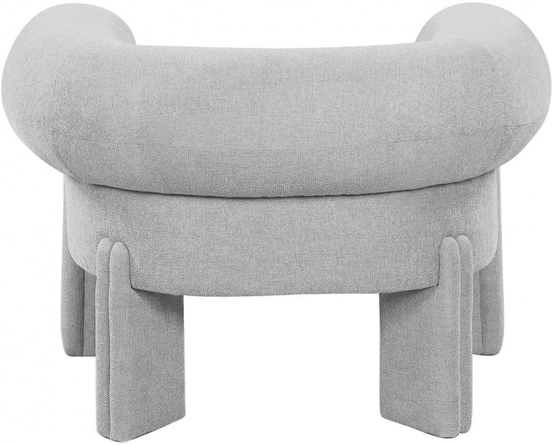 Stefano Fabric Upholstered Accent Chair in Grey - 482Grey