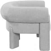 Stefano Fabric Upholstered Accent Chair in Grey - 482Grey