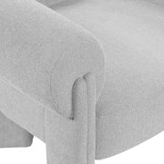 Stefano Fabric Upholstered Accent Chair in Grey - 482Grey