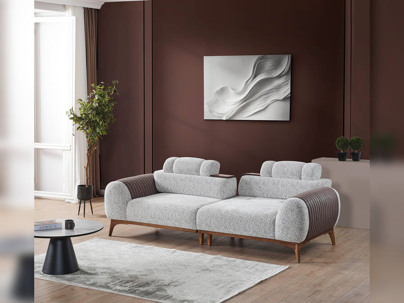 Stella 4-pieces (2 Sofa & 2 Chair) Livingroom in Beige - 200-ELIF-STE-A630-3311