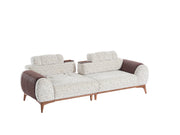 Stella 4-pieces (2 Sofa & 2 Chair) Livingroom in Grey - 200-ELIF-STE-A631-3311