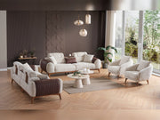 Stella 4-pieces (2 Sofa & 2 Chair) Livingroom in Grey - 200-ELIF-STE-A631-3311