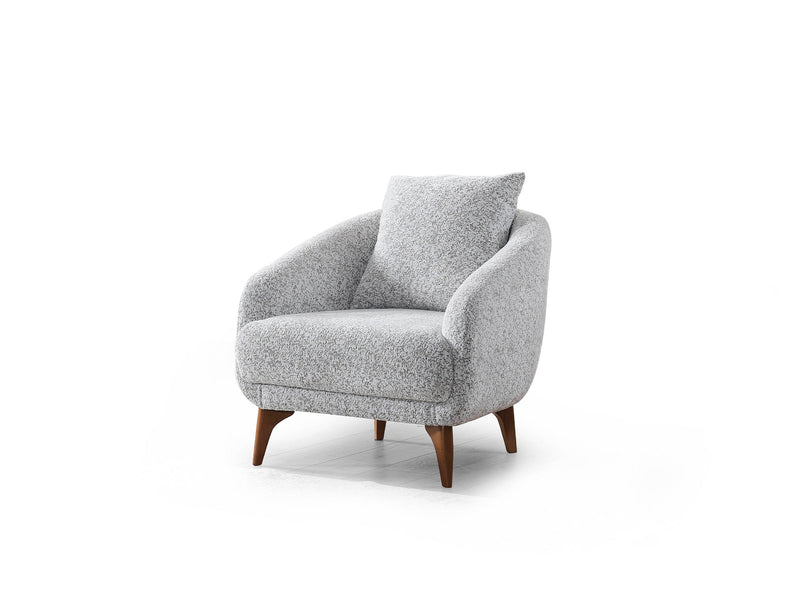 Stella 4-pieces (2 Sofa & 2 Chair) Livingroom in Grey - 200-ELIF-STE-A631-3311