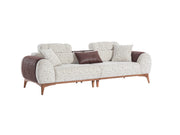 Stella 4-pieces (2 Sofa & 2 Chair) Livingroom in Grey - 200-ELIF-STE-A631-3311