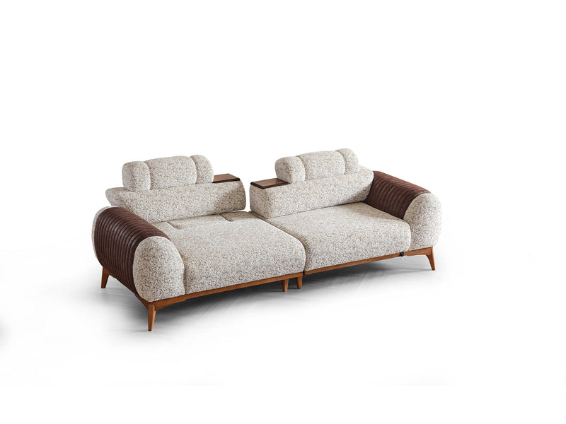 Stella 4-pieces (2 Sofa & 2 Chair) Livingroom in Grey - 200-ELIF-STE-A631-3311