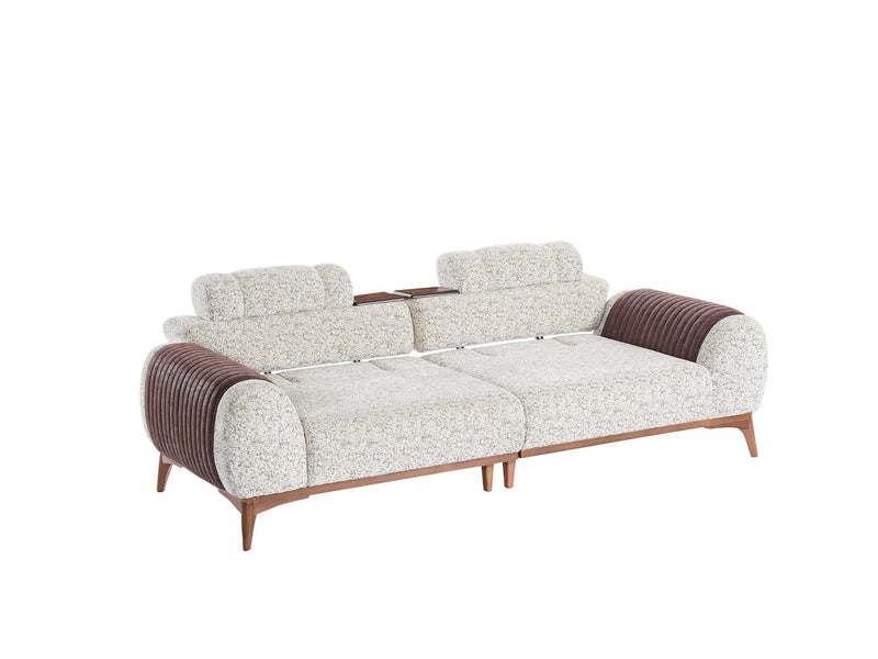 Stella Convertible Sofa in Grey - 200-ELIF-STE-A631-3