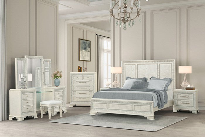 Stella Mia Creamy White Nightstand - FM70000WH-N