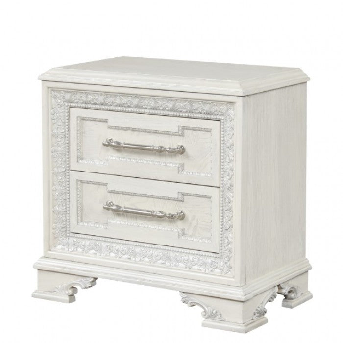 Stella Mia Creamy White Nightstand - FM70000WH-N
