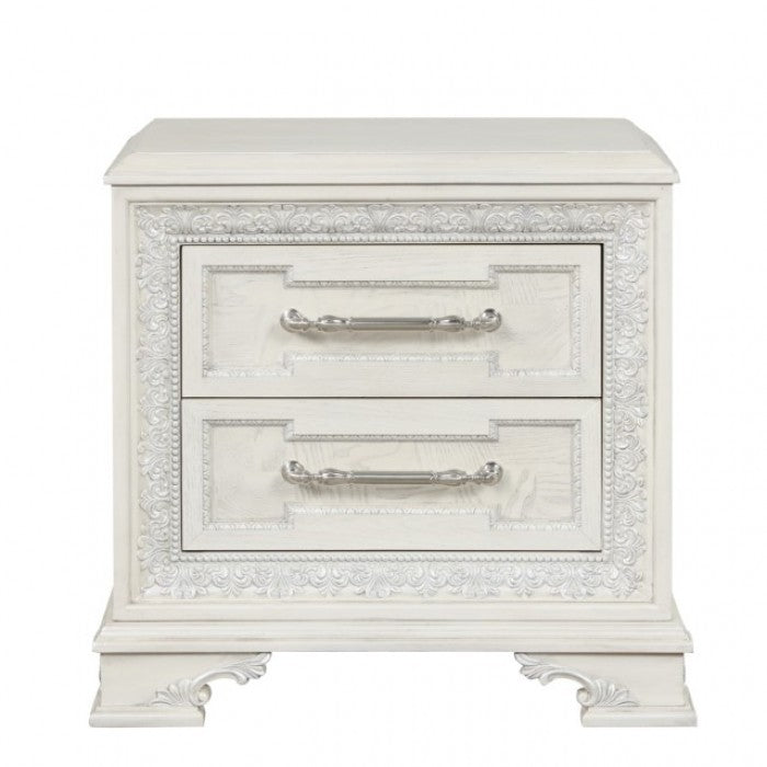 Stella Mia Creamy White Nightstand - FM70000WH-N