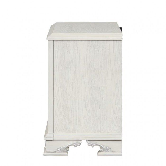 Stella Mia Creamy White Nightstand - FM70000WH-N