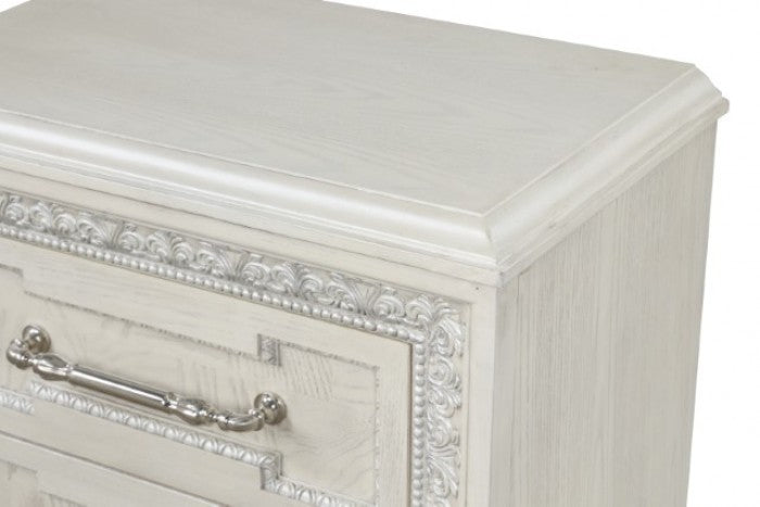 Stella Mia Creamy White Nightstand - FM70000WH-N