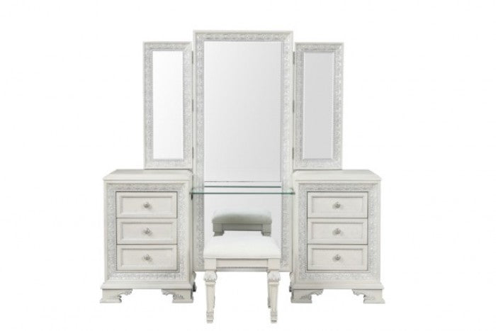 Stella Mia Creamy White Vanity Set - FM70000WH-V-SET