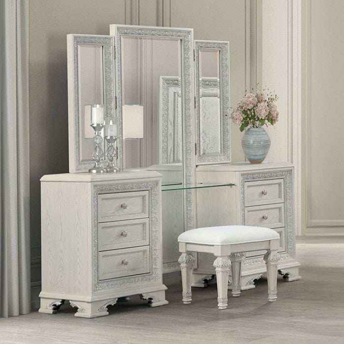 Stella Mia Creamy White Vanity Set - FM70000WH-V-SET