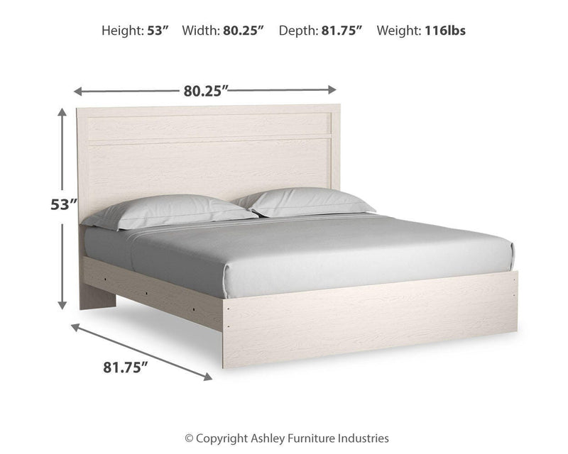 Stelsie King Panel Bed, Dresser, Mirror, Chest and 2 Nightstands - B2588B19