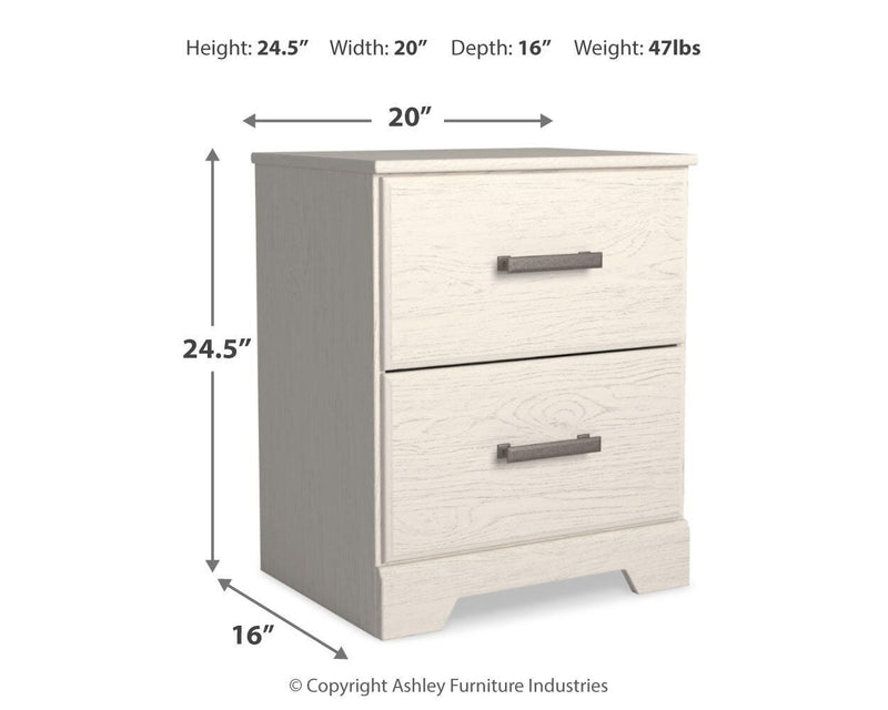 Stelsie King Panel Bed, Dresser, Mirror, Chest and 2 Nightstands - B2588B19