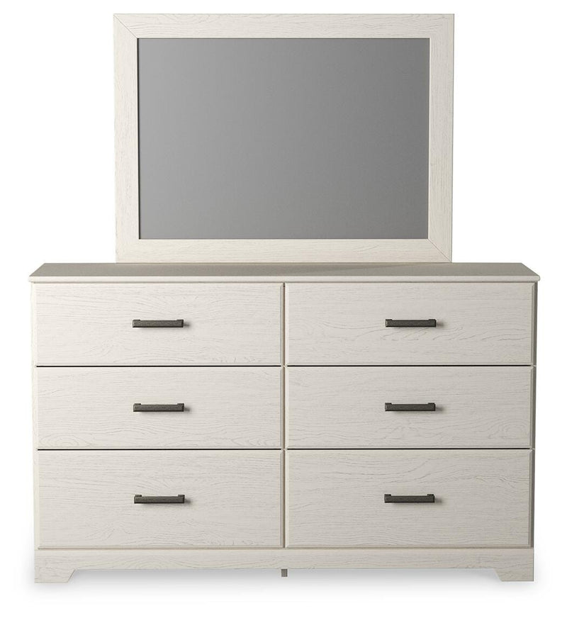 Stelsie Queen Panel Bed, Dresser, Mirror and 2 Nightstands - B2588B20