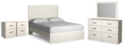 Stelsie Queen Panel Bed, Dresser, Mirror and 2 Nightstands - B2588B20