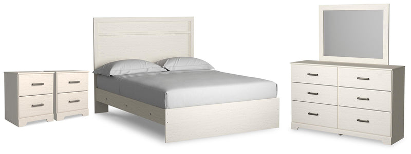 Stelsie Queen Panel Bed, Dresser, Mirror and 2 Nightstands - B2588B20