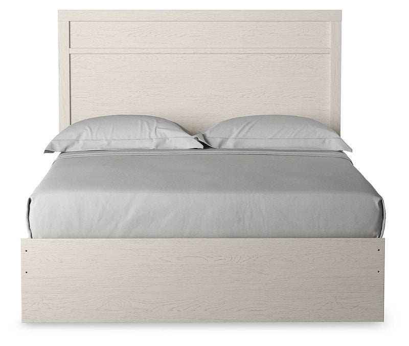 Stelsie Queen Panel Bed with Dresser and Nightstand in White from Ashley - Luna Furniture