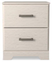 Stelsie Queen Panel Bed with Dresser and Nightstand in White from Ashley - Luna Furniture