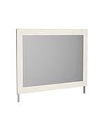 Stelsie White Bedroom Mirror - Gate FurnitureMirror