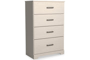 Stelsie White Chest of Drawers - Gate FurnitureChest