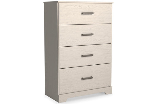 Stelsie White Chest of Drawers - Gate FurnitureChest