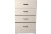 Stelsie White Chest of Drawers - Gate FurnitureChest