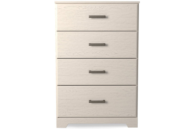 Stelsie White Chest of Drawers - Gate FurnitureChest