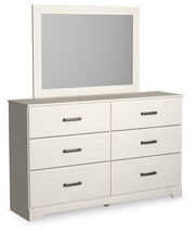 Stelsie White Dresser, Mirror, Chest and Nightstand - B2588B15
