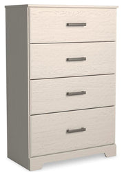 Stelsie White Dresser, Mirror, Chest and Nightstand - B2588B15