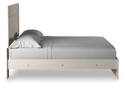 Stelsie White King Panel Bed, Dresser, Mirror and Nightstand - B2588B17