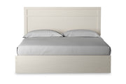Stelsie White King Panel Bed - Gate FurnitureKing Bed