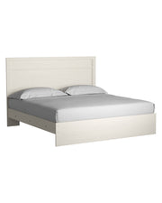 Stelsie White King Panel Bed - Gate FurnitureKing Bed