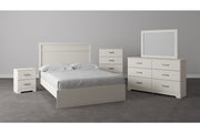 Stelsie White Nightstand - Gate FurnitureNightstand