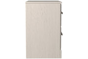 Stelsie White Nightstand - Gate FurnitureNightstand