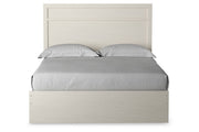 Stelsie White Queen Panel Bed - Gate FurnitureQueen Bed