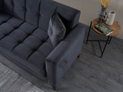 Step 88" Wide Square Arm Convertible Sofa - Gate FurnitureSofas