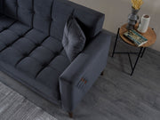 Step 88" Wide Square Arm Convertible Sofa - Gate FurnitureSofas