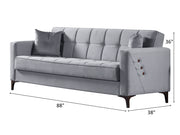Step 88" Wide Square Arm Convertible Sofa - Gate FurnitureSofas