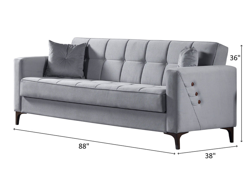 Step 88" Wide Square Arm Convertible Sofa - Gate FurnitureSofas