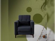 Step Convertible Chair Grey in Grey - 101-STE-DZ163-B
