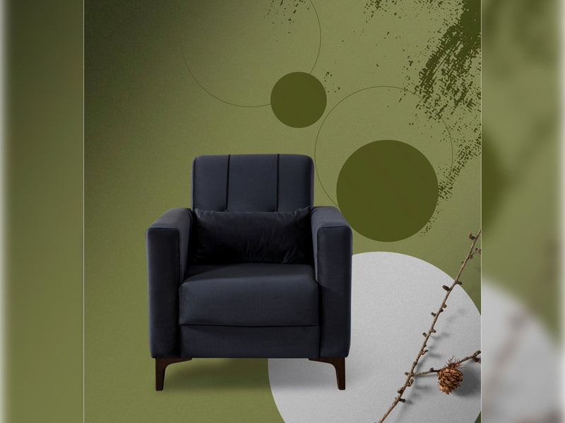 Step Convertible Chair Grey in Grey - 101-STE-DZ163-B