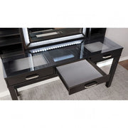 Stephanie Obsidian Gray Vanity Set - FOA-DK5685DG-PK